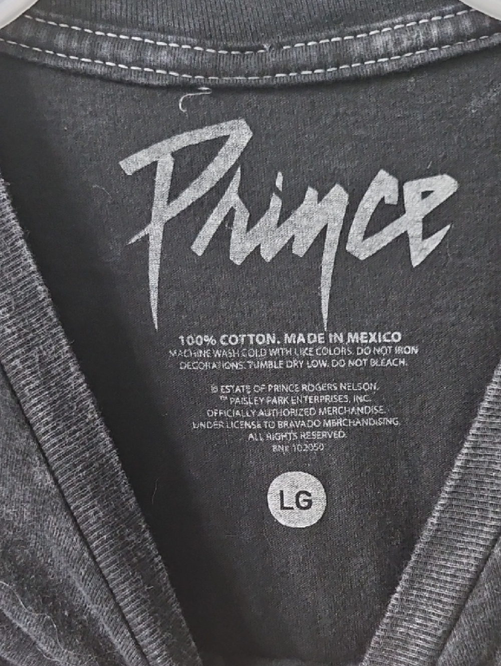 Prince Short Sleeve Controversy Graphic Tee in Black and Pink - Picture 3 of 4